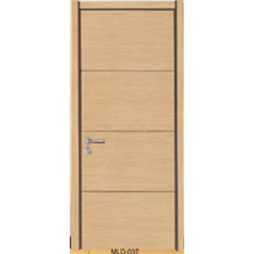 Laminated door with frame