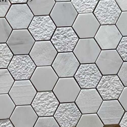 YMM300 Mosiac Marble Shower Tile