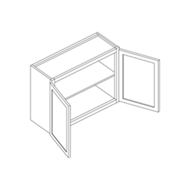 WALL CABINET 2DR-1 SHELF