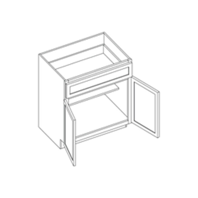 BASE CABINET 2DR-1DRW-1 SHELF