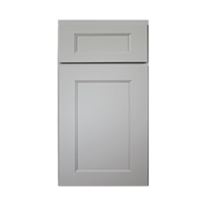 Gray finish cabinet